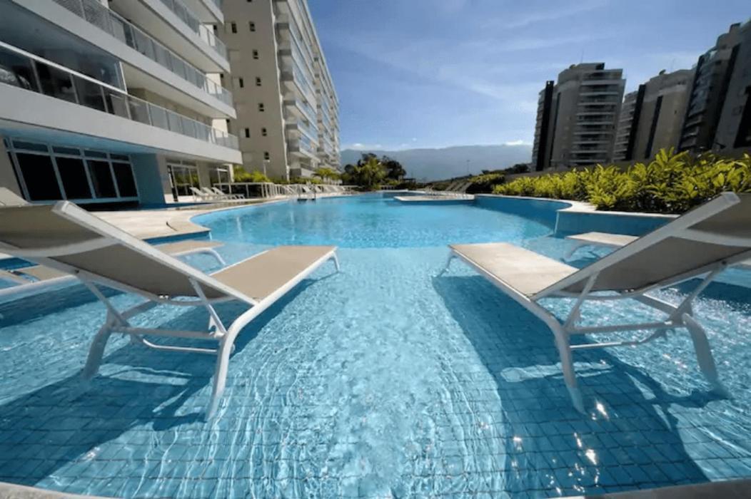 Home 8 I Apto Com Vista Para Mar Bertioga Bagian luar foto